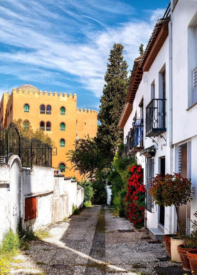 グラナダCasa Alhambra - Centro Historico Con Jardin Privadoアパートメント エクステリア 写真